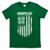 Murph 2026 Barbell American Flag T-Shirt - Green