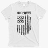 Murph 2026 Barbell American Flag T-Shirt - White