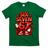 Meme 67 Six Seven 6 7 Valentine Heart T-Shirt