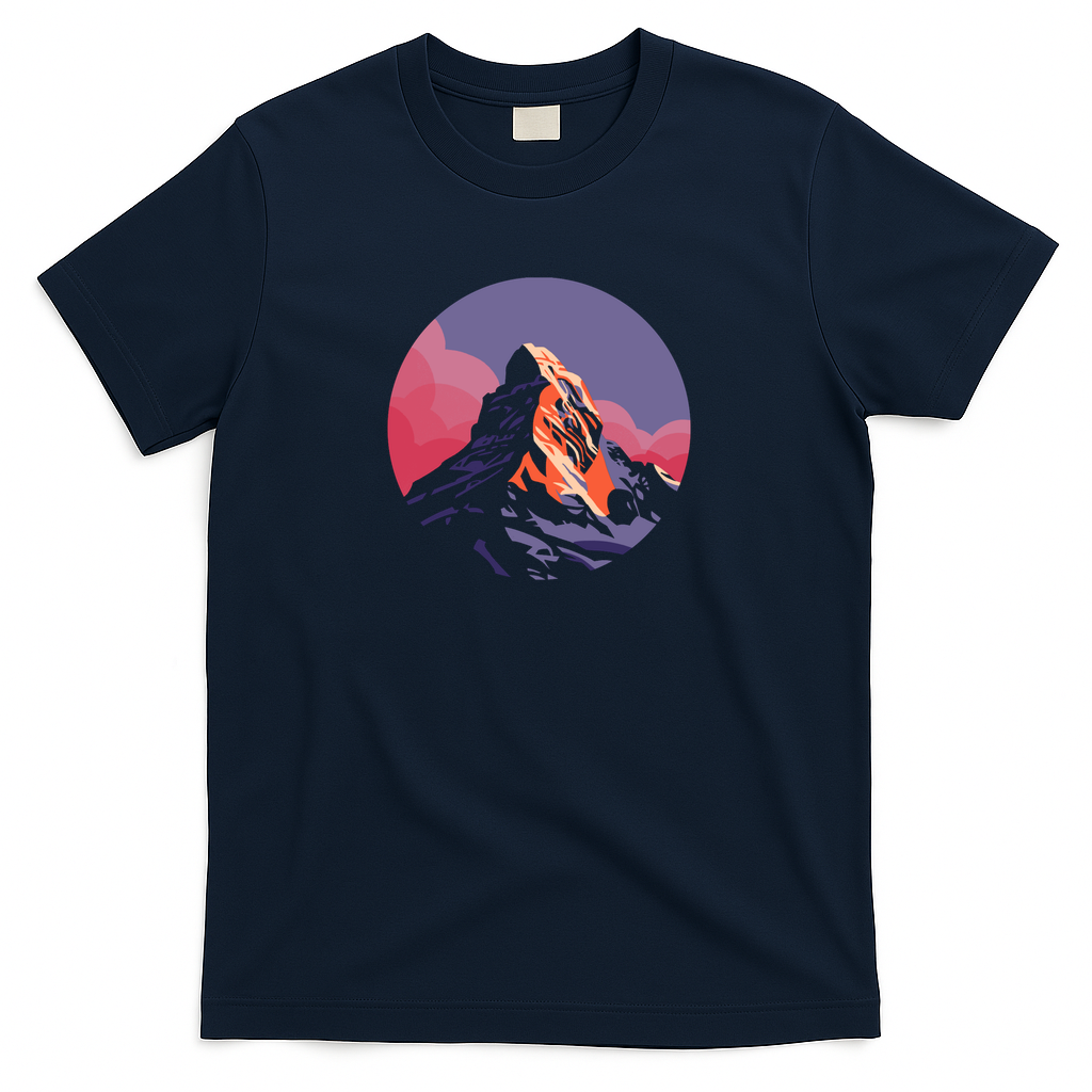 Matterhorn Alpenglow - Navy