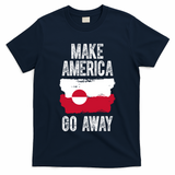 Make America Go Away Greenland Flag Vintage T-Shirt