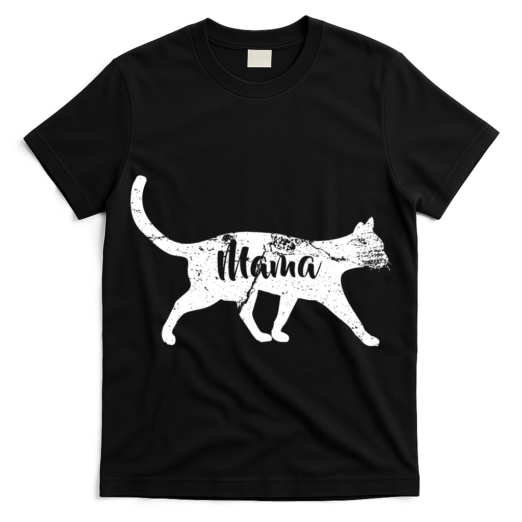 Mama Cat Mom T-Shirt