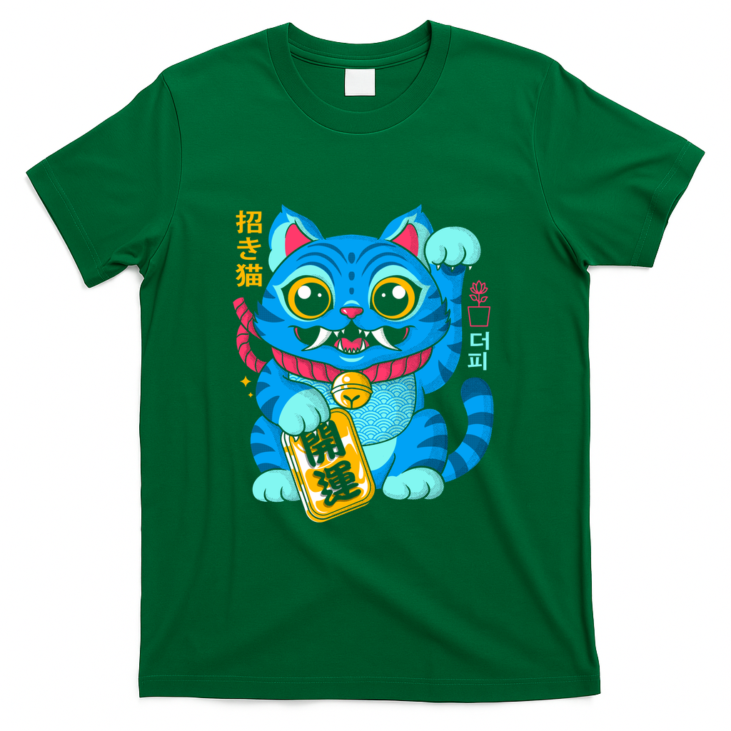 Maneki-Tiger - Green