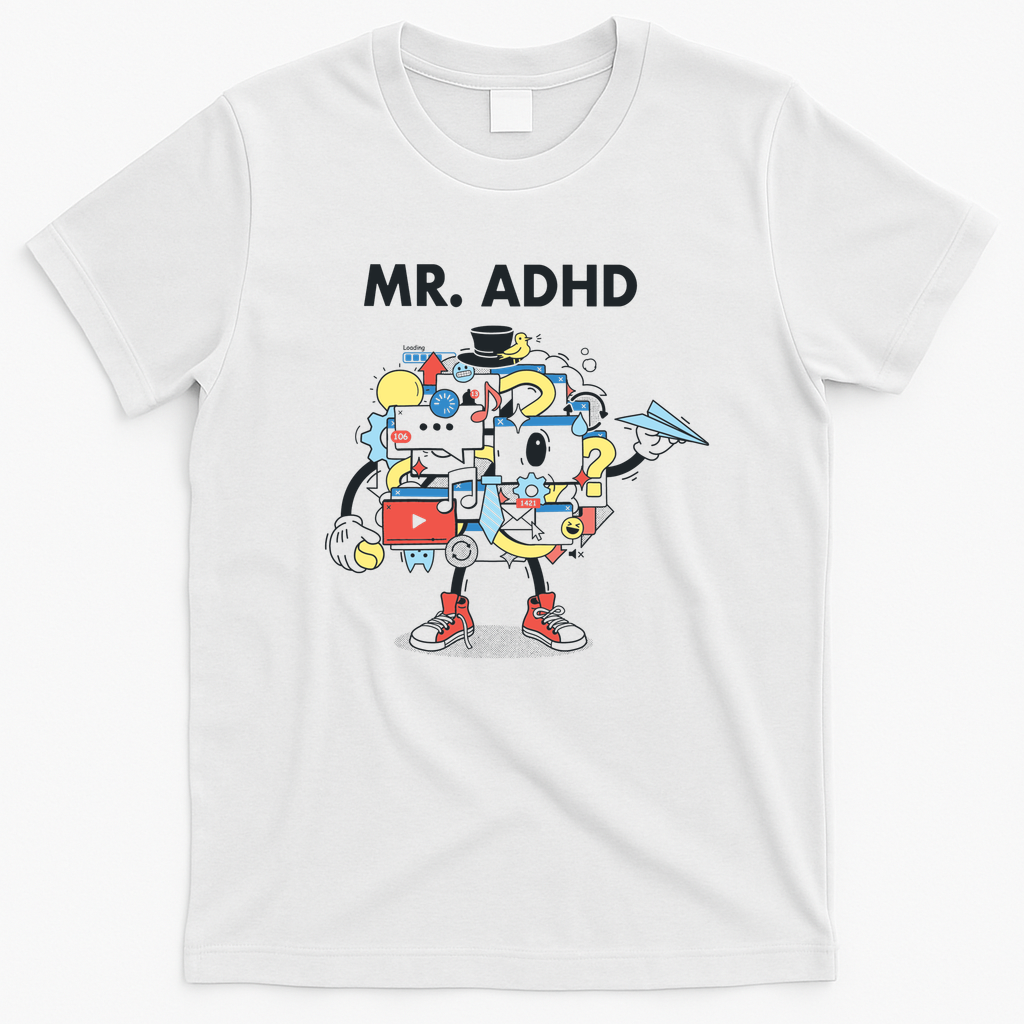 Mr. ADHD - White