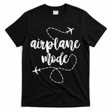 Mode Airplane Summer Vacation Travel Airplane T-Shirt - Black