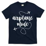 Mode Airplane Summer Vacation Travel Airplane T-Shirt - Navy