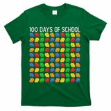 Master Builder Funny Building Blocks 100 Days Of School T-Shirt - Green