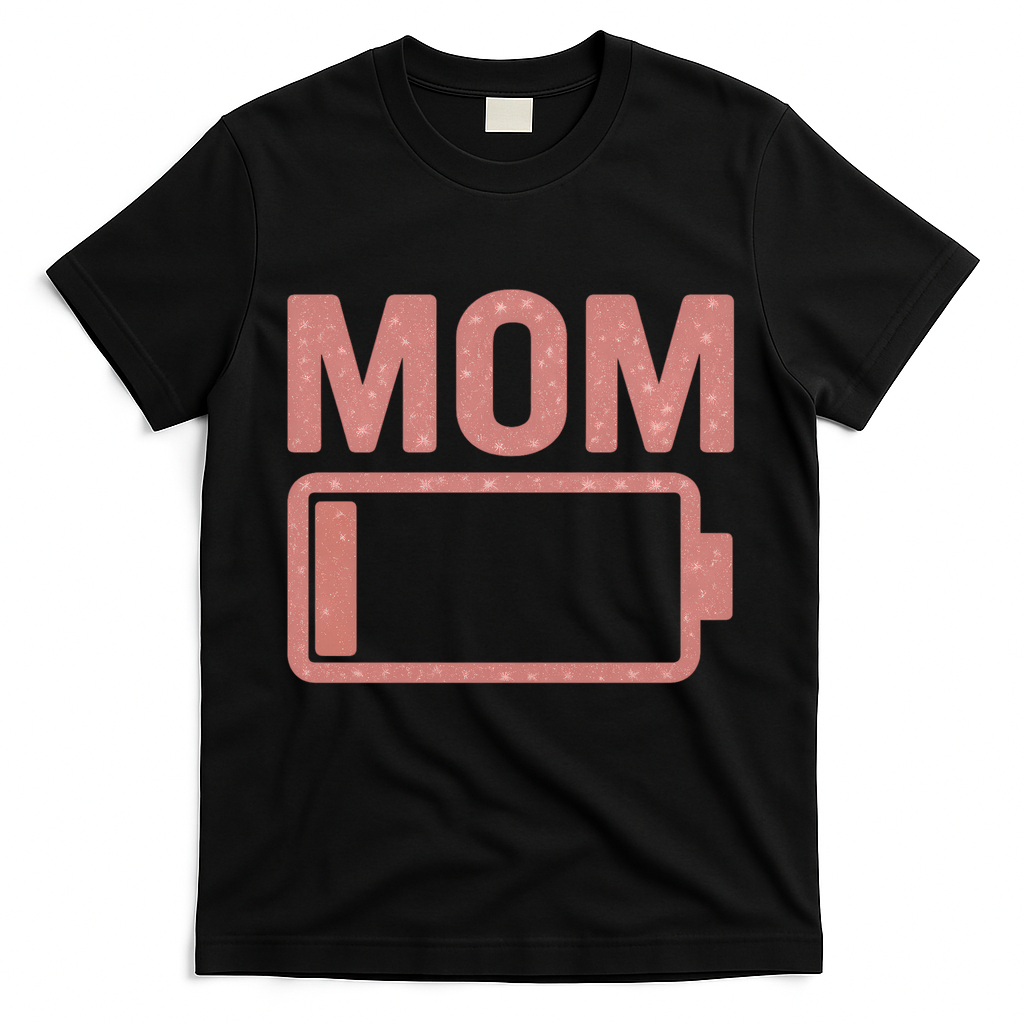 Mom Battery Level T-Shirt