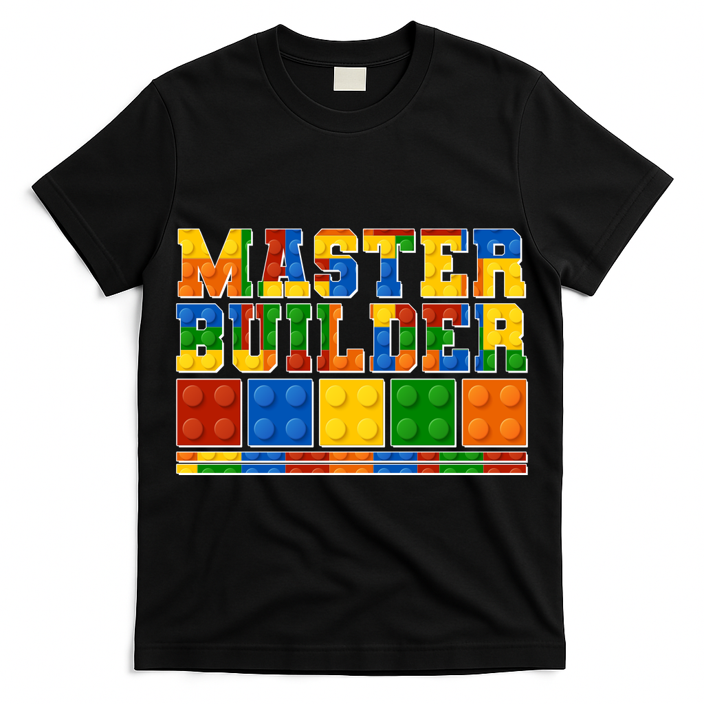Cool Master Builder Lego Fan T-Shirt