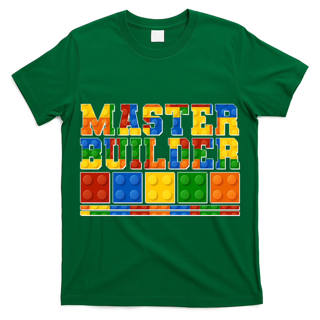 Cool Master Builder Lego Fan T-Shirt