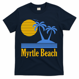 Myrtle Beach Summer Palm Tree T-Shirt - Navy
