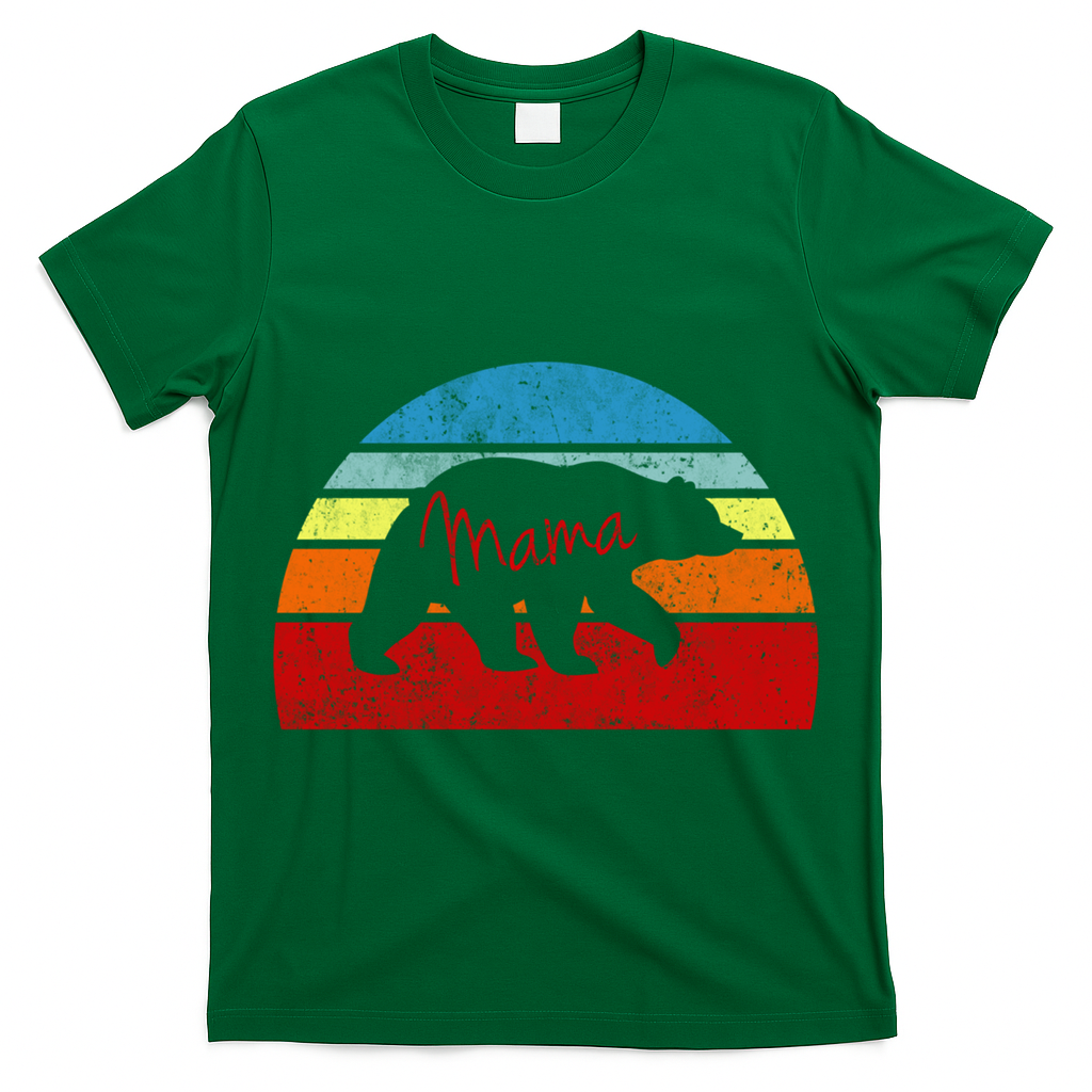 Mama Bear Vintage Retro Gift T-Shirt