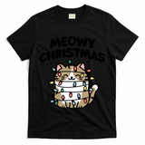 Meowy Christmas Christmas Cats Cat Lover T-Shirt