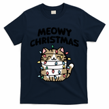 Meowy Christmas Christmas Cats Cat Lover T-Shirt