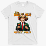 Make Cinco De Mayo Great Again Funny Trump Fiesta 5 De Mayo T-Shirt - White