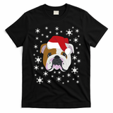 Merry Christmas English Bulldog Ugly Sweater T-Shirt - Black