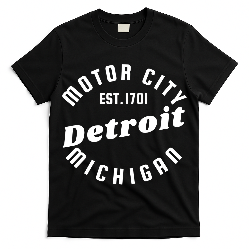 Motor City Est 1701 Detroit Michigan T-Shirt