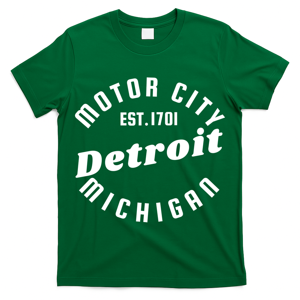 Motor City Est 1701 Detroit Michigan T-Shirt