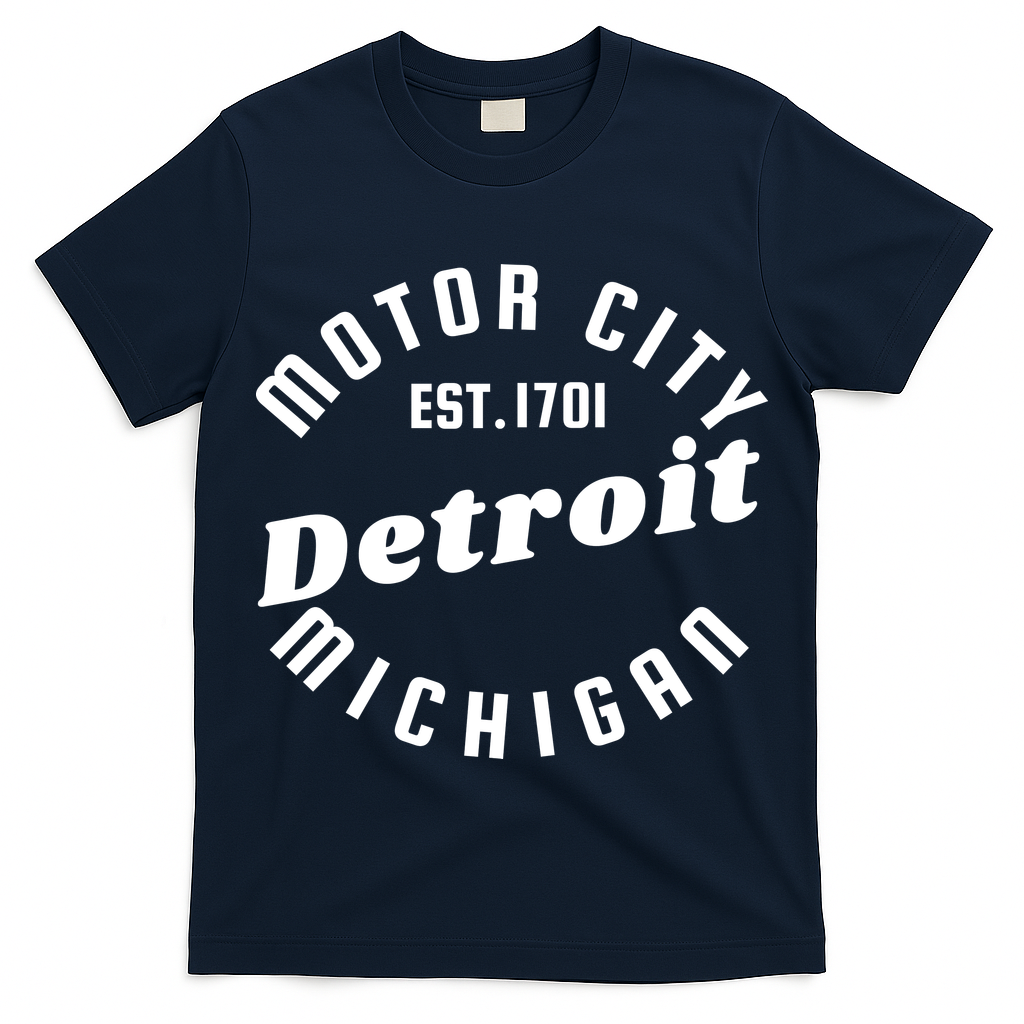Motor City Est 1701 Detroit Michigan T-Shirt