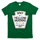 Mustard Condiments Group Halloween Costumes T-Shirt - Irish Green