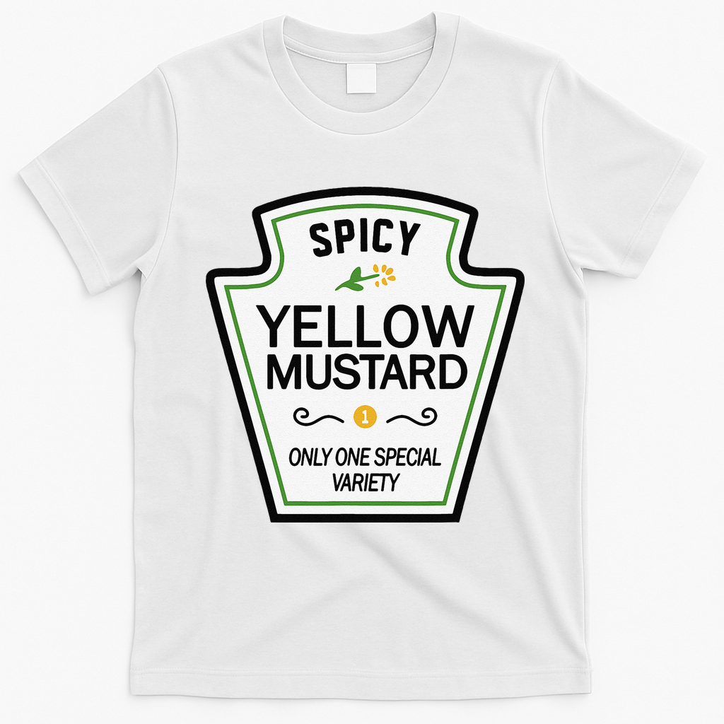 Mustard Condiments Group Halloween Costumes T-Shirt - White