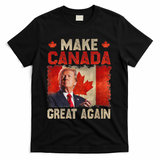 Make Canada Great Again Funny Trump President 2024 T-Shirt - Black