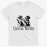 Martini Cocktail Lover Dachshund Cocktail Weenies Dachshund Gift T-Shirt - White