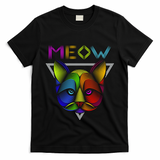 Meow Cat Neon T-Shirt