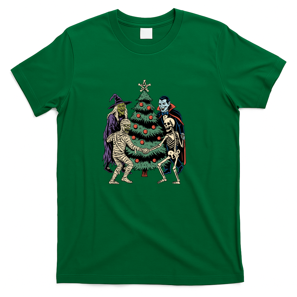 Monsters Christmas - Green