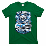 Motor City Pride 2026 Cruising Roaring Down Woodward T-Shirt - Irish Green