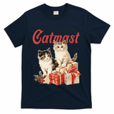 Meowy Catmas Vintage Christmas Cats T-Shirt