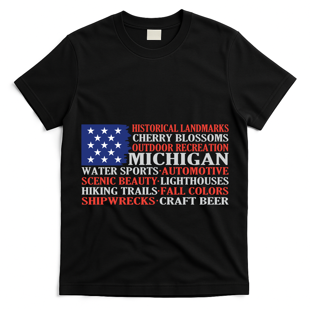 Michigan Characteristic Words T-Shirt