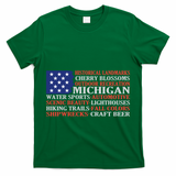 Michigan Characteristic Words T-Shirt