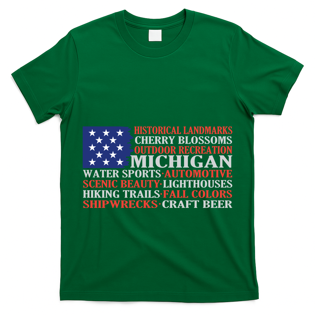 Michigan Characteristic Words T-Shirt