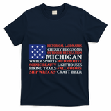 Michigan Characteristic Words T-Shirt