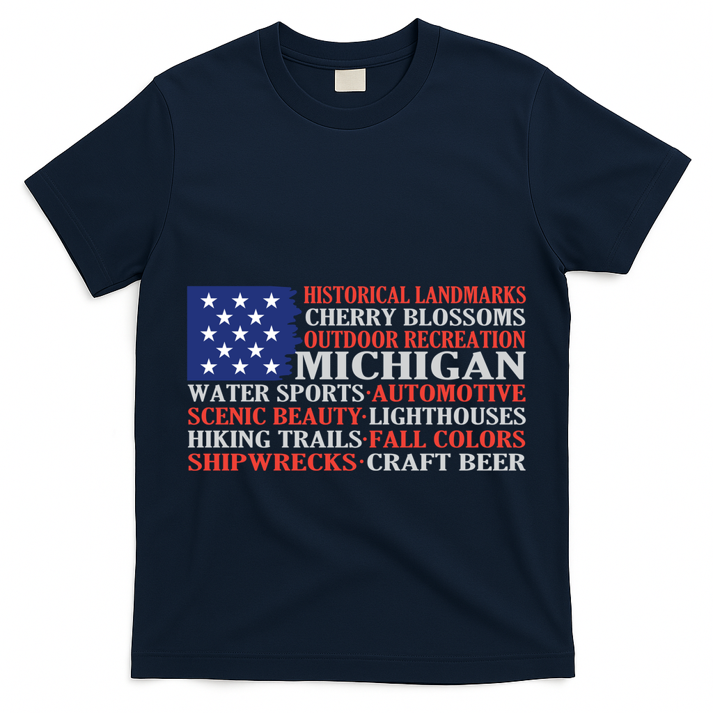 Michigan Characteristic Words T-Shirt