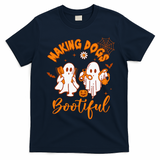 Making Dogs Bootiful Funny Halloween Dog Grooming Groomer T-Shirt - Navy Blue