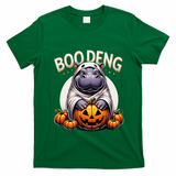 Moo Deng Baby Hippo Moo Deng Costume For Boo Deng Halloween T-Shirt - Irish Green