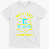 Mathletic Department Funy Math Teacher Student Pi Day Joke T-Shirt - White