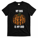 My Dog Is My Boo Funny Spooky Dog Mom Dad Halloween Great Gift T-Shirt - Black