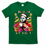 Myers Dead Inside But Jolly Af Myers Christmas Tree T-Shirt - Irish Green