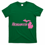 Michigangster Detroit Michigan Midwest Mitten T-Shirt