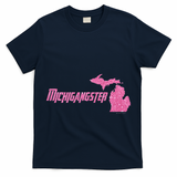 Michigangster Detroit Michigan Midwest Mitten T-Shirt