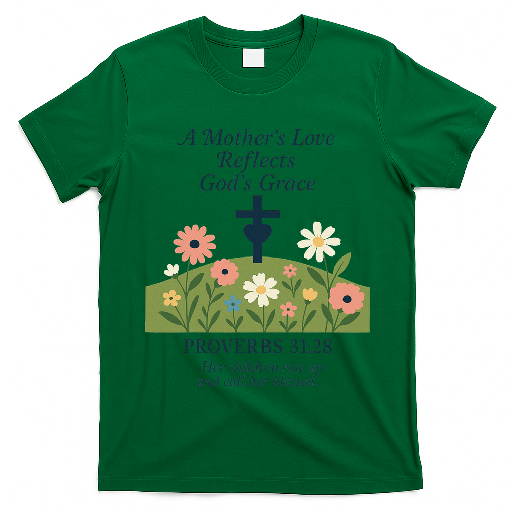 Mothers Day Reflects Gods Grace Faith T-Shirt