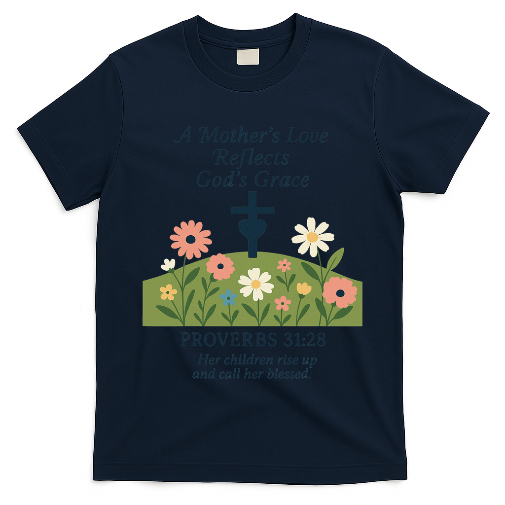 Mothers Day Reflects Gods Grace Faith T-Shirt