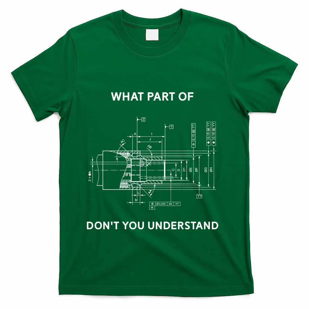 Mechanical Engineer Gift T-Shirt - Green