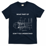 Mechanical Engineer Gift T-Shirt - Navy