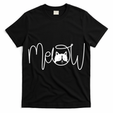 Meow Cat Calligraphy T-Shirt