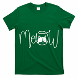 Meow Cat Calligraphy T-Shirt