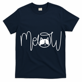 Meow Cat Calligraphy T-Shirt